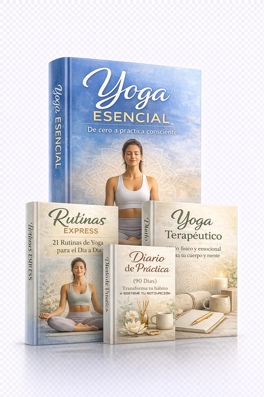 🧘‍♀️ COMBO 1 – Yoga Esencial + 3 Bonus